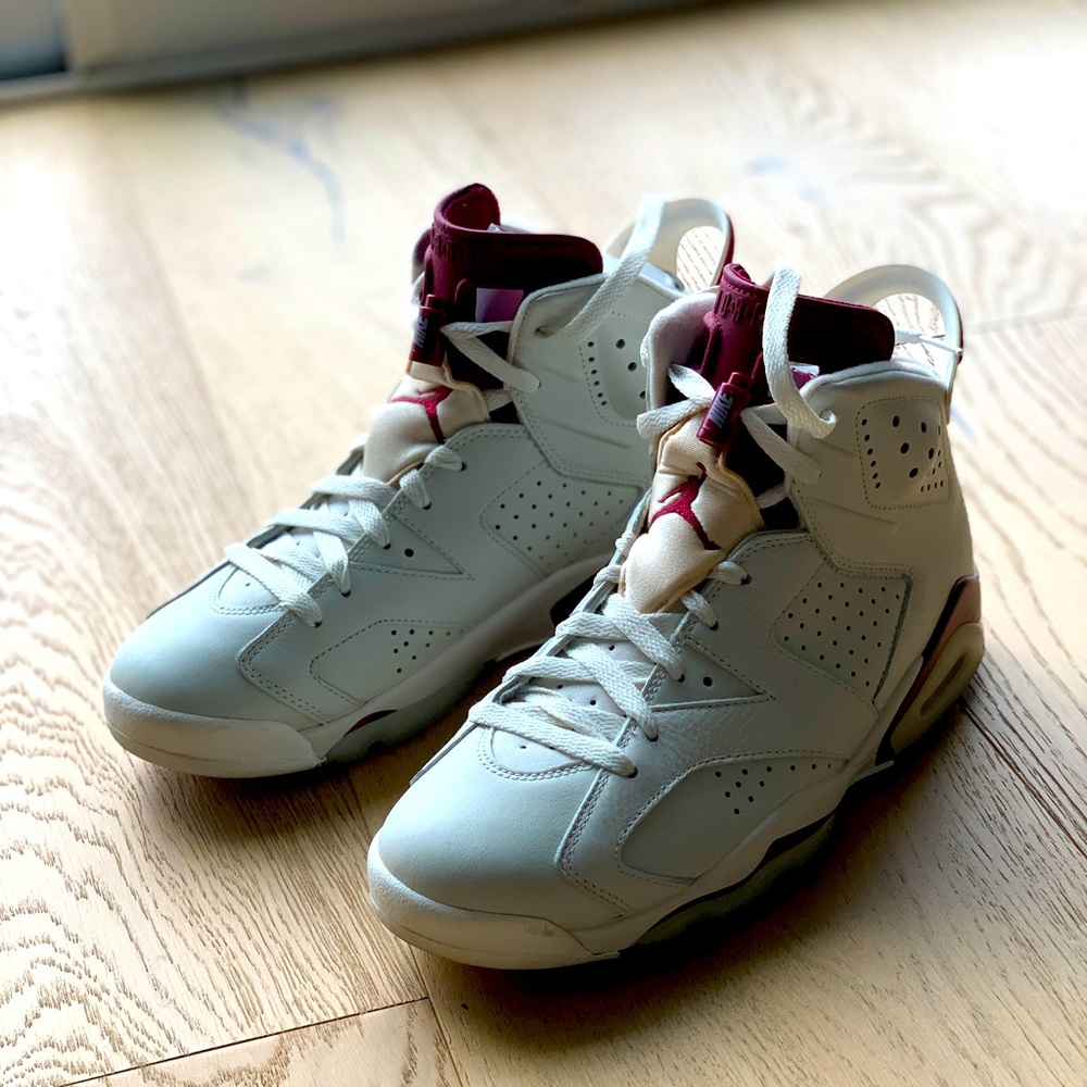 Jordan Retro 6 2015 Maroon Men US 8